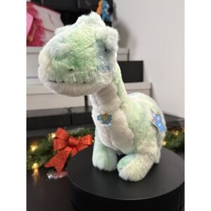 FAO Schwarz 12" Glow Brights LED with Sound Apatosaurus Dinosaur Toy Plush